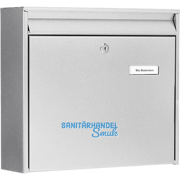 BURG Aufh�ngebriefkasten MAIL - Stahlblech verzinkt silberf�rbig