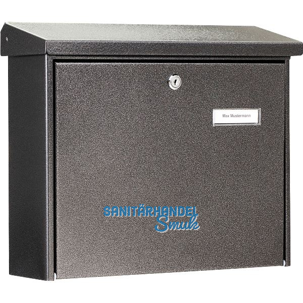 BURG Aufh�ngebriefkasten JOURNAL - Stahlblech verzinkt eisenf�rbig