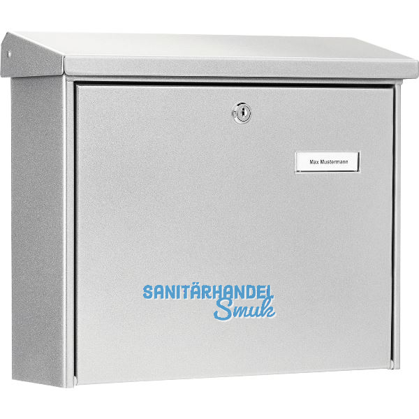 BURG Aufh�ngebriefkasten JOURNAL - Stahlblech verzinkt silberf�rbig