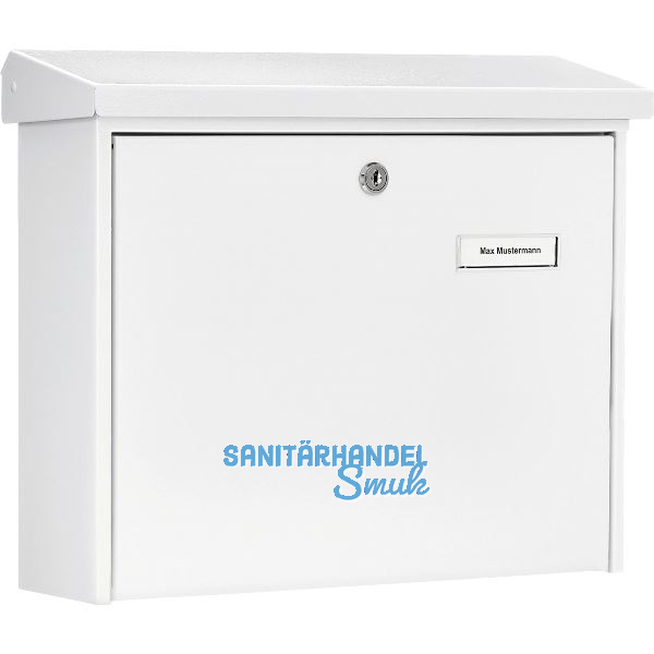 BURG Aufh�ngebriefkasten JOURNAL - Stahlblech verzinkt wei�