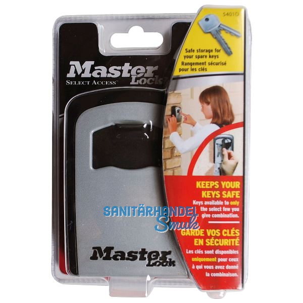 MASTER LOCK Schl�sselsafe Aluminium witterungsfest