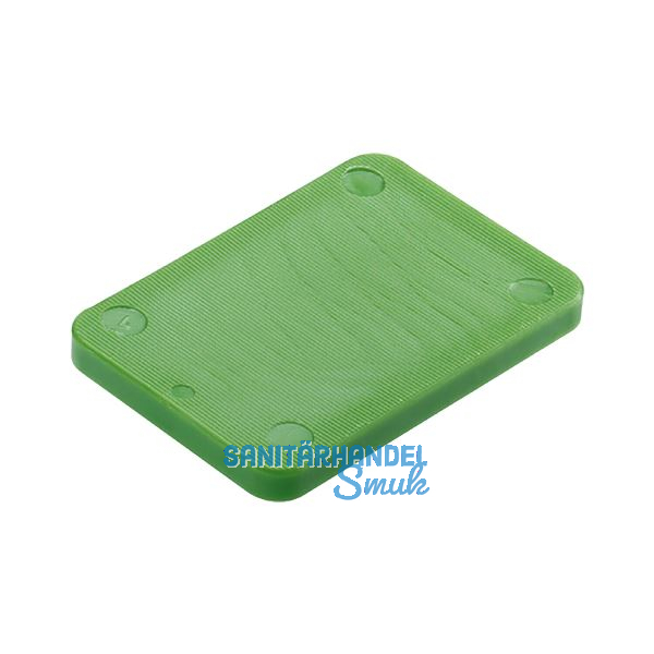 ROTO Unterlegplatte 53 x 66 x 5 aus Kunststoff gr�n