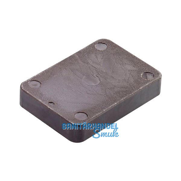 ROTO Unterlegplatte 53 x 66 x 10 aus Kunststoff braun