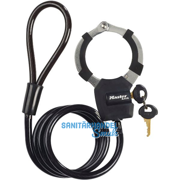 MASTER LOCK Kabelschloss STREET CUFF 8275 EURDPROBLK mit Schlaufe, schwarz