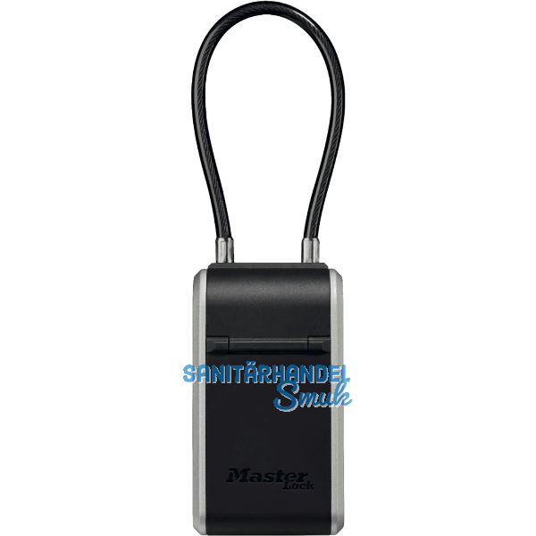 MASTER LOCK Schl�sselsafe 5482 EURD mit flexiblem Kabelb�gel, schwarz/grau