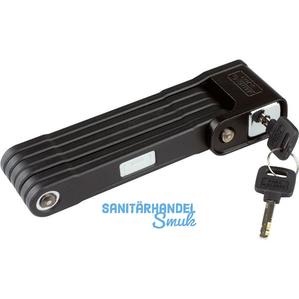 BURG-W�CHTER Faltschloss / Fahrradschloss 790 90 Black, 900 mm, Stahl schwarz