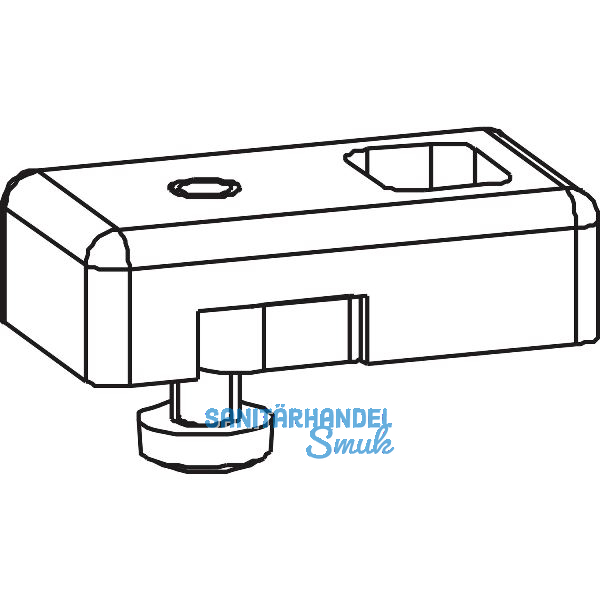 GU-966 Anschlagpuffer f�r F�hrungsschiene oben P1225 schwarz