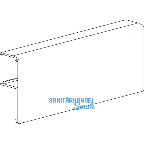TERNO Clipblende 1480 breit f�r Holz L=3000 mm auf Ma� silber