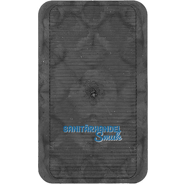 GV Unterlegplatte, 100 x 60 x 15 mm, Kunststoff grau