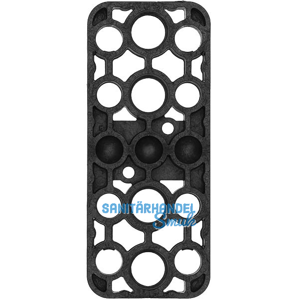 GV Unterlegplatte, 120 x 50 x10 mm, Kunststoff, schwarz