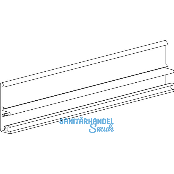 TERNO Diva Fluid Laufschiene 2560 f�r T�rseite L=2000 mm schwarz