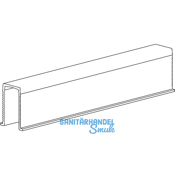 TERNO Diva Fluid Bodenf�hrungsschiene 121 L=3000 mm grau