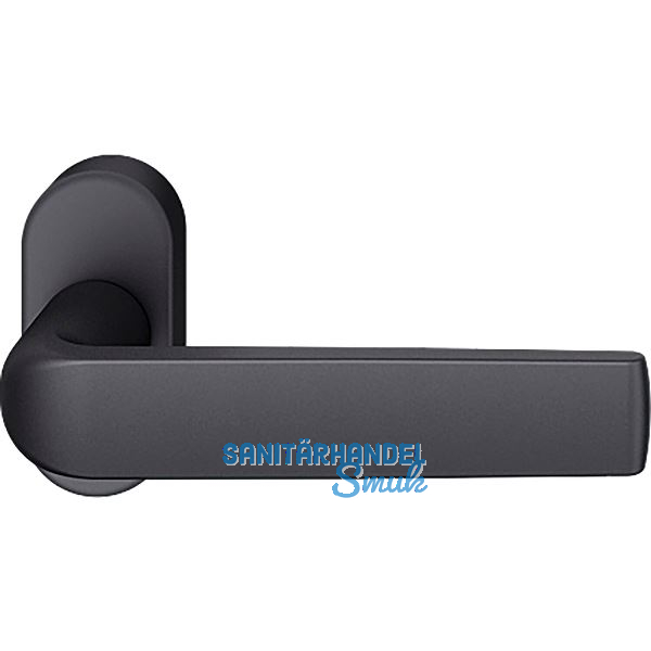 FSB Rahment�rdr�cker 09 1267 Hochhaltefeder B ovale Rosette Aluminium schwarz