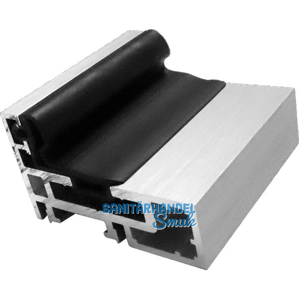 Zargenprofil AL-Basis-D Edelstahl-Effekt