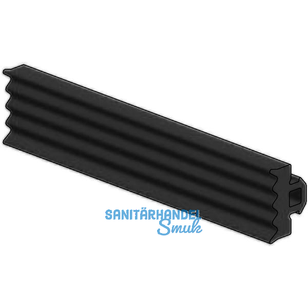 Anschlaggummi AL-EPDM-14 f. 26mm Glas schwarz