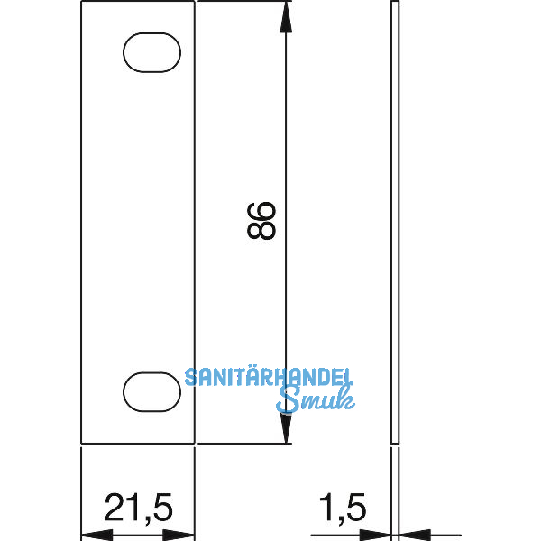 Unterlegplatte AL-Office-CU-XL-Dorma