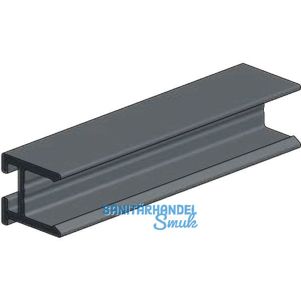 Adapterprofil P-D-XL schwarz matt eloxiert