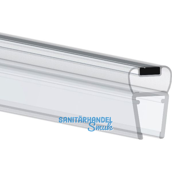 REHAU Magnetprofil 180� f�r 6 - 8mm,ohne Anschlag, 2500mm,Kunststoff transparent