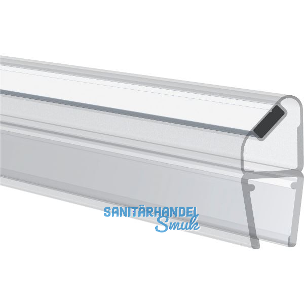 REHAU Magnetprofil 180� f�r 6 - 8mm, mit Anschlag, 2010mm,Kunststoff transparent
