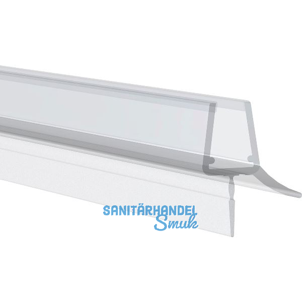 REHAU Wasserabweisprofil mit Lippe 135� f�r 6-8mm, 2010mm,Kunststoff transparent