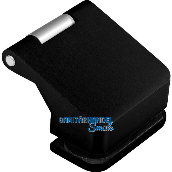 DORMA-Glas T�rband Fl�gelteil Junior Office 11.238, 38,5 mm, Alu schwarz RAL9005