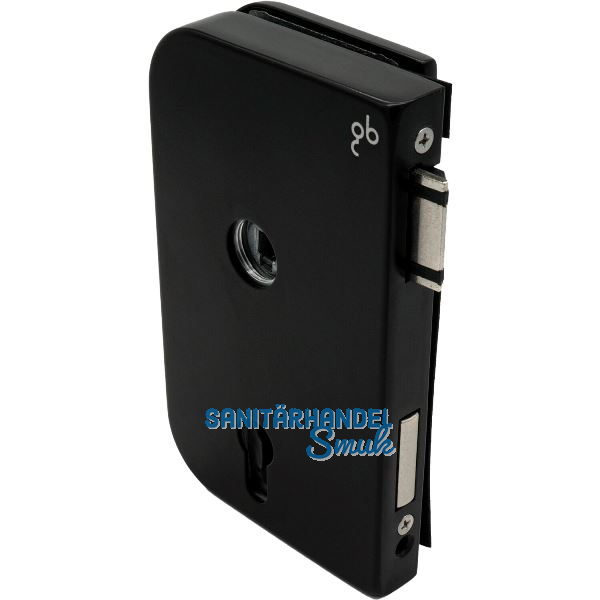 Schloss JUNIOR OFFICE PZ mit Wechsel, links, schwarz matt RAL 9005 (11.260)