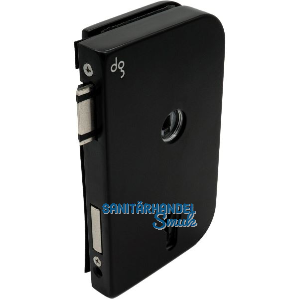 Schloss JUNIOR OFFICE PZ mit Wechsel, rechts, schwarz matt RAL 9005 (11.261)