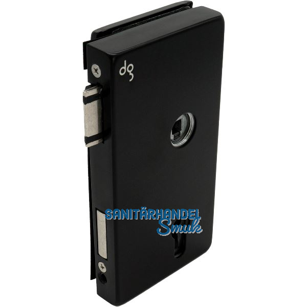 Schloss JUNIOR OFFICE CLASSIC PZ mit Wechsel,rechts,schwarz matt RAL9005(11.281)