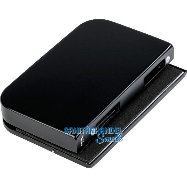 Gegenkasten Junior Office 11.206, links, Aluminium schwarz matt RAL 9005