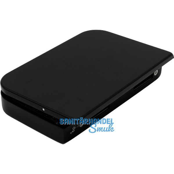 Gegenkasten Junior Office 11.207, rechts, Aluminium schwarz matt RAL 9005