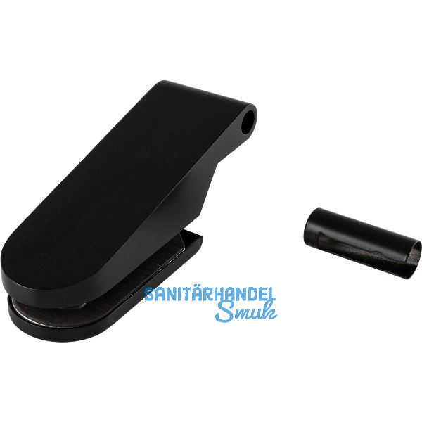 DORMA-Glas T�rband Fl�gelteil Studio Rondo 10.230, Glas 8 mm, schwarz matt