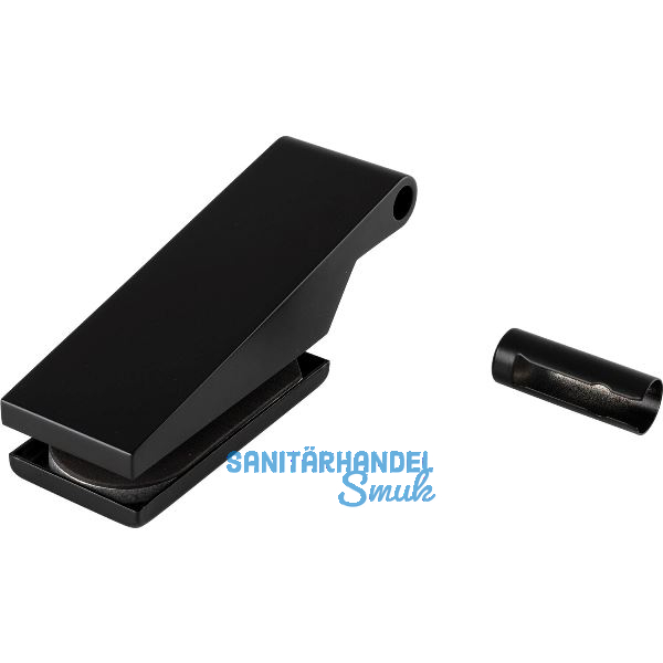 DORMA-Glas Bandoberteil mit H�lse Studio Classic 10.021, schwarz matt