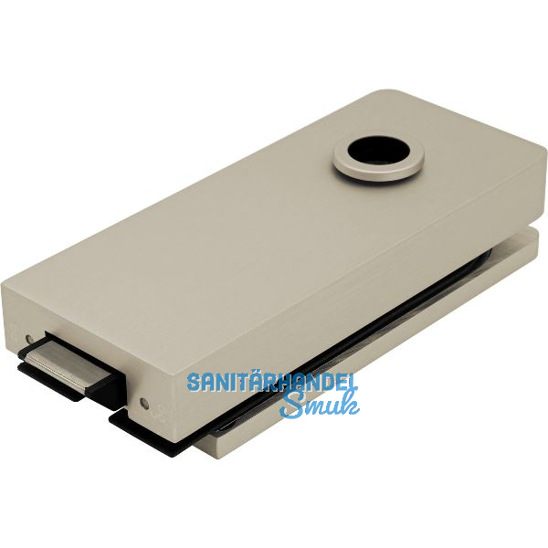 Schloss Studio 1121 unversperrbar, Glas 8 mm, Alu Edelstahl-Effekt (10.150)