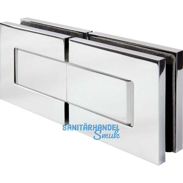 DORMA-Glas Duscht�rband MORANO S1 180� Glas-Glas, Messing glanzverchromt