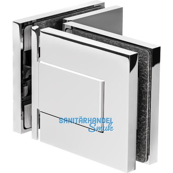 DORMA-Glas Duscht�rband MORANO S1 90� Glas-Glas, Messing glanzverchromt