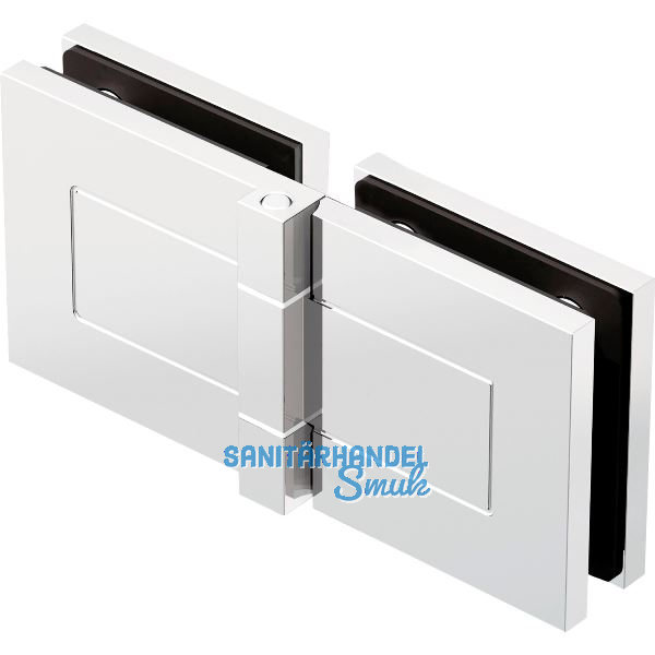 DORMA-Glas Duscht�rband TANORA S1 180� Glas-Glas, Messing glanzverchromt