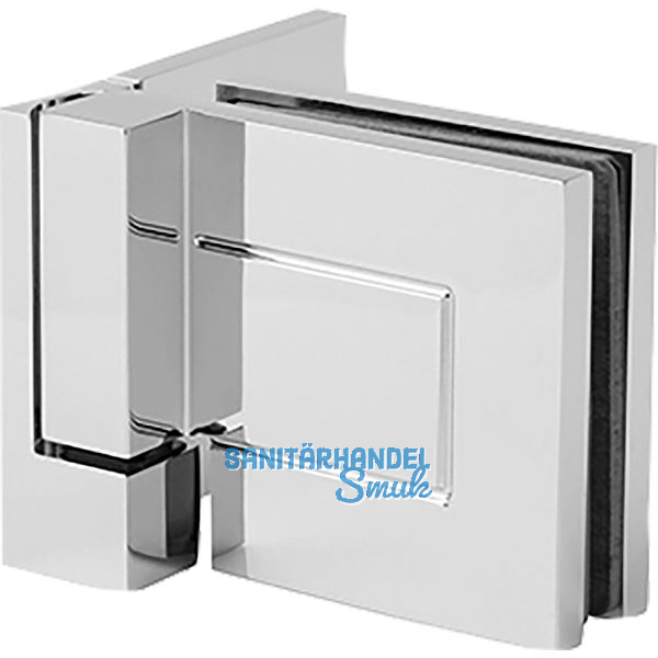 DORMA-Glas Duscht�rband TANORA S2 90� Glas-Wand, links, Messing glanzverchromt