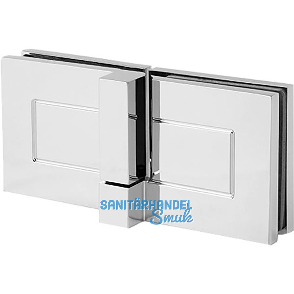 DORMA-Glas Duscht�rband TANORA S2 180� Glas-Glas, links, Messing glanzverchromt