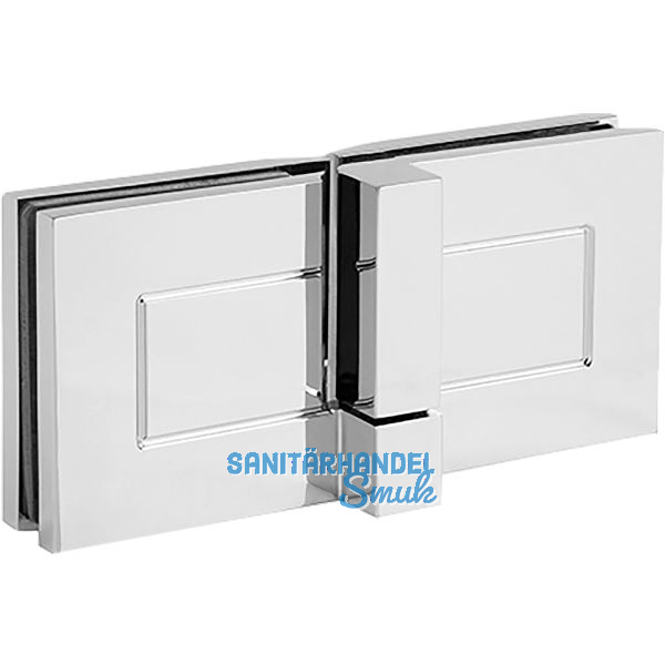 DORMA-Glas Duscht�rband TANORA S2 180� Glas-Glas, rechts, Messing glanzverchromt