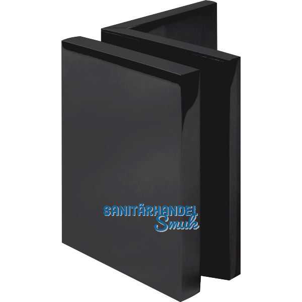 DORMA-Glas Winkelverbinder 90� Glas-Wand MORANO S1,S1XL/TANORA S1,S2, schwarz