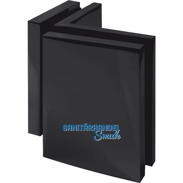 DORMA-Glas Winkelverbinder 90� Glas-Glas MORANO S1,S1XL/TANORA S1,S2, schwarz