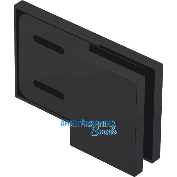 DORMA-Glas L�ngsverbinder 180� Glas-Wand MORANO S1,S1XL/TANORA S1,S2,schwarz