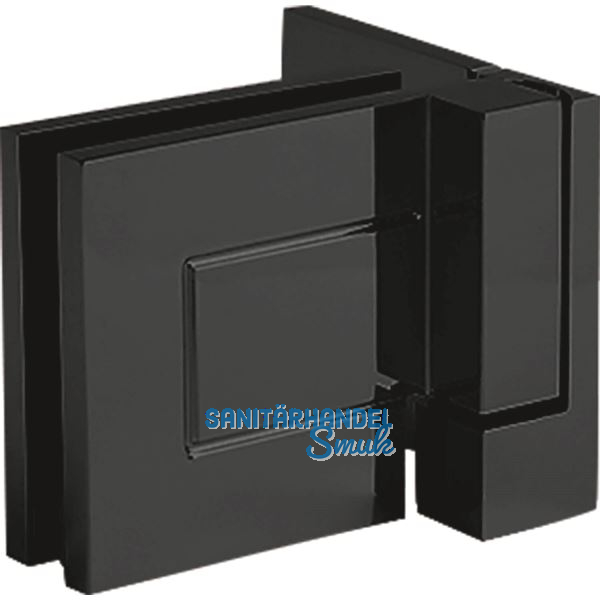 DORMA-Glas Duscht�rband TANORA S2 90� Glas-Wand, rechts, Messing schwarz matt