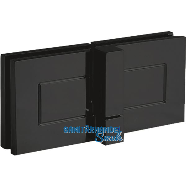 DORMA-Glas Duscht�rband TANORA S2 180� Glas-Glas, rechts, Messing schwarz matt