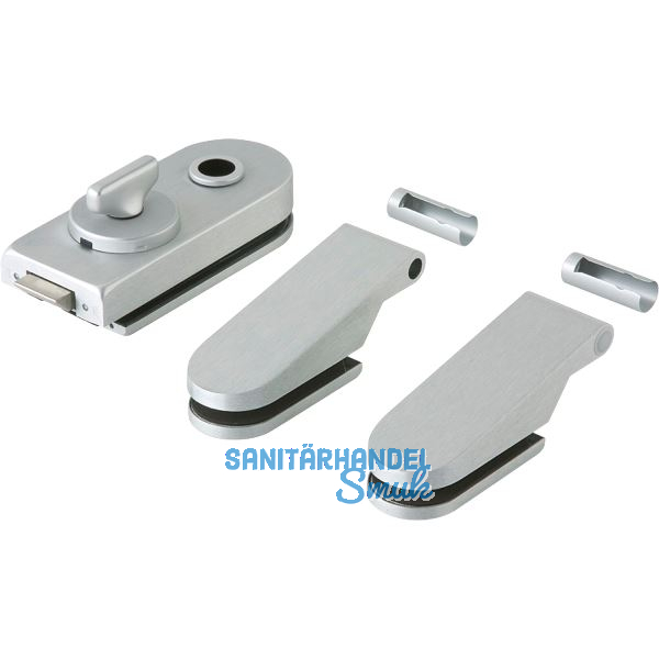 Beschlagsgarnitur Studio Rondo,WC, silber eloxiert (10.106)