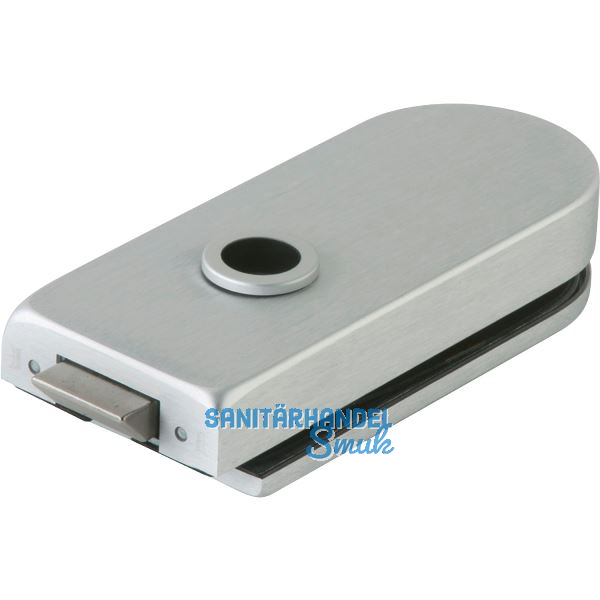 Schloss Studio Rondo unversperrbar, Glas 8 mm, silber eloxiert (10.201)