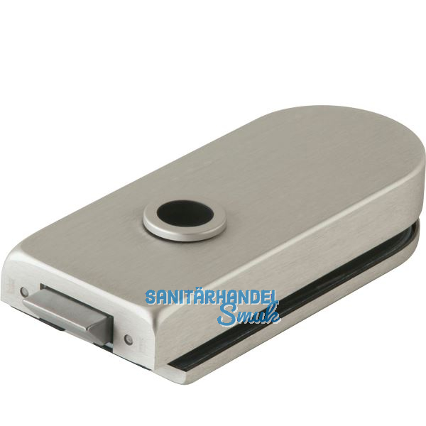 Schloss Studio Rondo unversperrbar, Glas 8 mm, Edelstahl-Effekt (10.201)