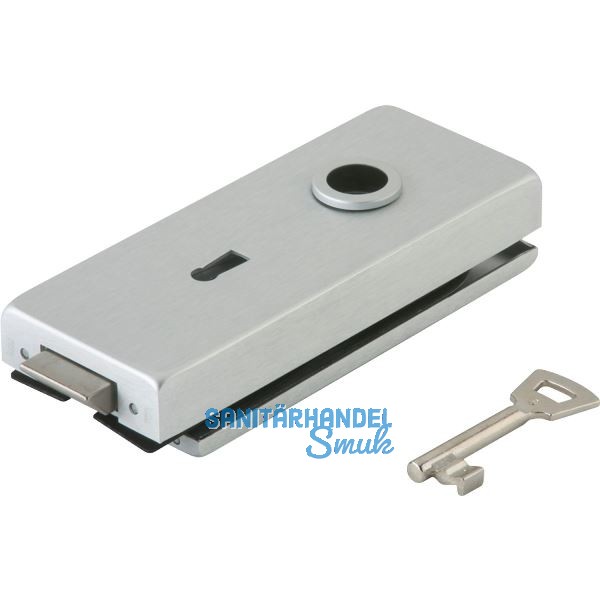 Schloss Studio Classic BB m. 2 Schl�sseln, Glas 8 mm, silber eloxiert (10.004)