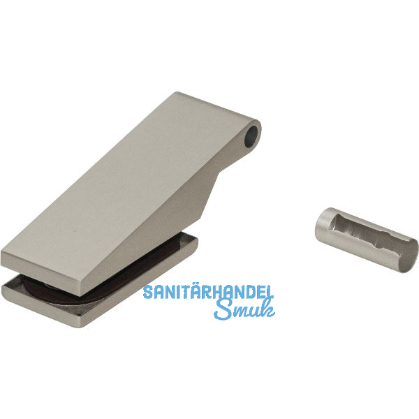 DORMA-Glas Bandoberteil mit H�lse Studio Classic 10.021, Edelstahl-Effekt