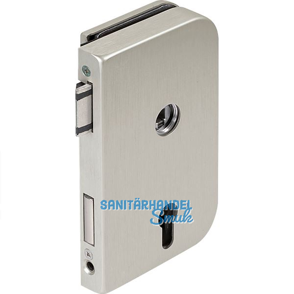 Schloss JUNIOR OFFICE PZ mit Wechsel, rechts, Edelstahl-Effekt (11.261)